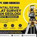 Wujudkan Proyek Sukses di Kota Tarakan Lewat Layanan Rental/Sewa Alat Survey dan Geologi PT Bumi Indonesia