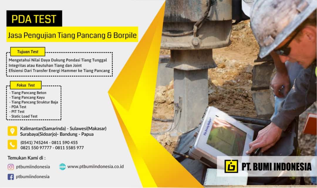 JASA PILE DRIVING ANALYZER/ PDA TEST